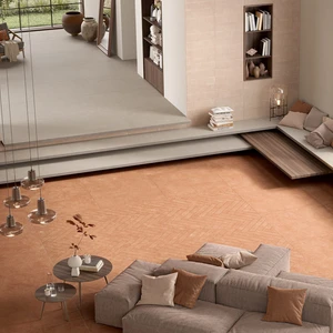 Image 2 of Stripes White Glossy Floor & Wall Tile: Homey Collection sold at Floors & Baths Pro's