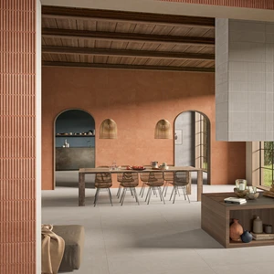Image 3 of Stripes White Glossy Floor & Wall Tile: Homey Collection sold at Floors & Baths Pro's