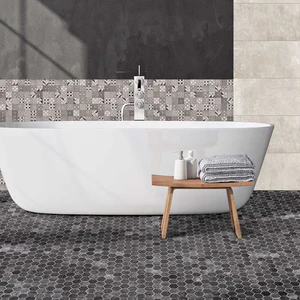 Image 5 of Grey Floor & Wall Tile: Panarea | Centuries Collection sold at Floors & Baths Pro's