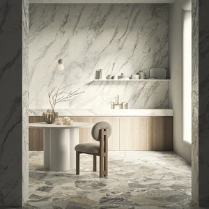 Image 5 of Invisible Grey Floor & Wall Tile: Marble Edition Collection sold at Floors & Baths Pro's