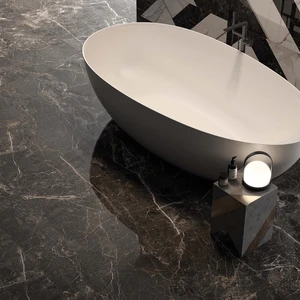 Image 3 of Saint Laurent Noir Art Floor & Wall Tile: Mystic Collection sold at Floors & Baths Pro's