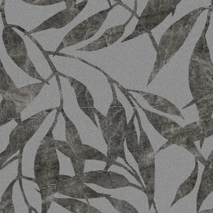  Glossy Negro Silver Floor & Wall Tile: Perla Venata Collection 