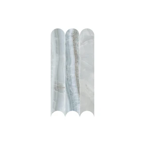  3d Soft Azul Arches Mosaic Floor & Wall Tile: Venus Collection 