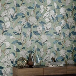 Image 2 of Green Shadow Floor & Wall Tile: Wallpaper + Decor Collection sold at Floors & Baths Pro's