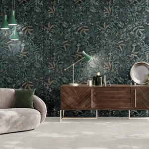 Image 4 of Green Shadow Floor & Wall Tile: Wallpaper + Decor Collection sold at Floors & Baths Pro's