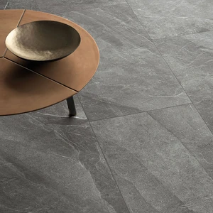 Image 3 of Taupe Ribbed Floor & Wall Tile: Shale Collection sold at Floors & Baths Pro's