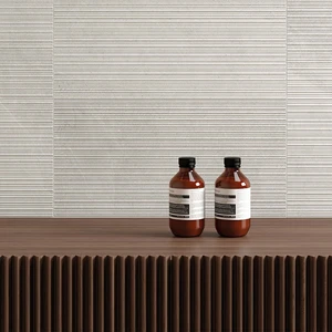 Image 9 of Taupe Ribbed Floor & Wall Tile: Shale Collection sold at Floors & Baths Pro's