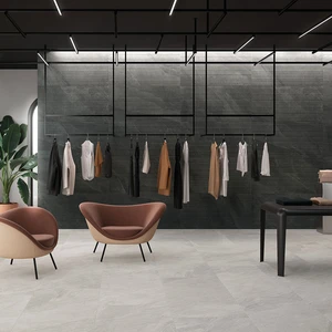 Image 11 of Taupe Ribbed Floor & Wall Tile: Shale Collection sold at Floors & Baths Pro's