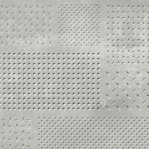  34", Not Rated Alluminum Struttura Metal Mix Floor & Wall Tile: Forge Metal Collection 