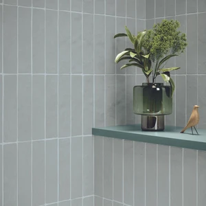 Image 5 of Silver Porcelain Wall Tile: Rabat Collection sold at Floors & Baths Pro's