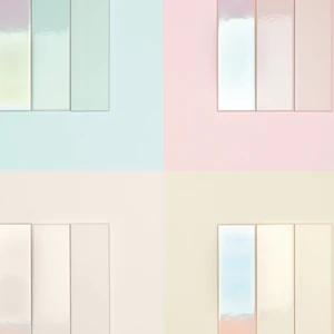 Image 4 of Milk Hologram Porcelain Wall Tile: Spectre Collection sold at Floors & Baths Pro's