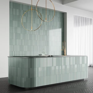 Image 9 of Giallo Lucido Porcelain Wall Tile: Tinte Collection sold at Floors & Baths Pro's