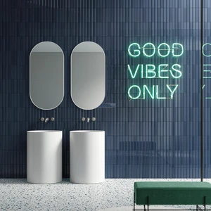 Image 11 of Giallo Lucido Porcelain Wall Tile: Tinte Collection sold at Floors & Baths Pro's