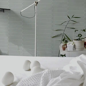 Image 9 of Grigio Chiaro Porcelain Wall Tile: Florentia Collection sold at Floors & Baths Pro's