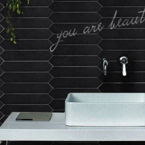Image 10 of Grigio Chiaro Porcelain Wall Tile: Florentia Collection sold at Floors & Baths Pro's