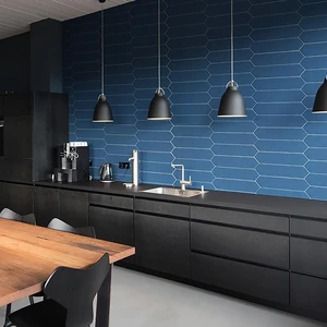 Image 2 of Navy Porcelain Wall Tile: Florentia Collection sold at Floors & Baths Pro's