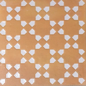  Motley, 26" Tan White Floor & Wall Tile: Bejmat Collection 