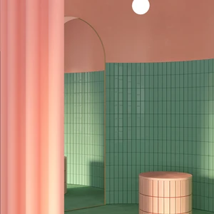 Image 2 of Nero Floor & Wall Tile: Fargblock Collection sold at Floors & Baths Pro's