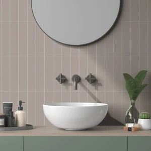 Image 3 of Quiet Moments Stripes Floor & Wall Tile: Glenbrook Collection sold at Floors & Baths Pro's