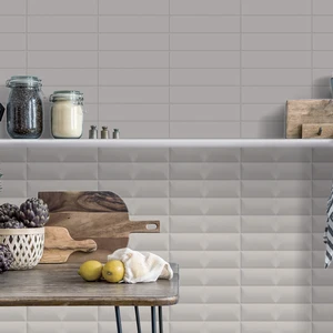 Image 7 of Quiet Moments Stripes Floor & Wall Tile: Glenbrook Collection sold at Floors & Baths Pro's