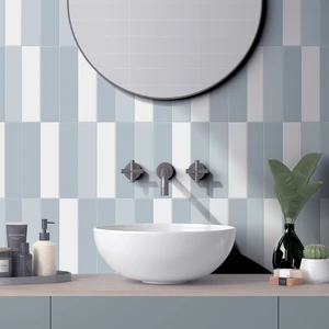 Image 8 of Quiet Moments Stripes Floor & Wall Tile: Glenbrook Collection sold at Floors & Baths Pro's