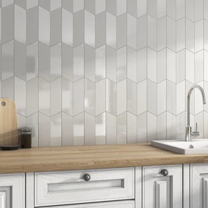 Image 2 of White-Llyod Floor & Wall Tile: Lloyd Collection sold at Floors & Baths Pro's