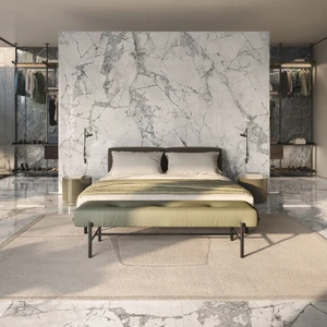 Image 4 of Calacatta Black Floor & Wall Tile: Charm Experience Collection sold at Floors & Baths Pro's