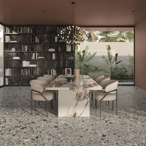 Image 8 of Calacatta Black Floor & Wall Tile: Charm Experience Collection sold at Floors & Baths Pro's