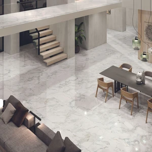 Image 2 of White Natural Floor & Wall Tile: Iguazu Collection sold at Floors & Baths Pro's