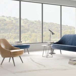 Image 3 of Super Blanco Gris Floor & Wall Tile: Larsen Collection sold at Floors & Baths Pro's