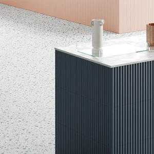 Image 4 of Bassa Bianco Floor & Wall Tile: Marea Collection sold at Floors & Baths Pro's