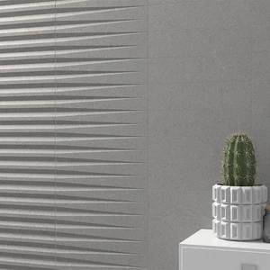 Image 3 of Graphite Stone Floor & Wall Tile: Stripes Wall Collection sold at Floors & Baths Pro's