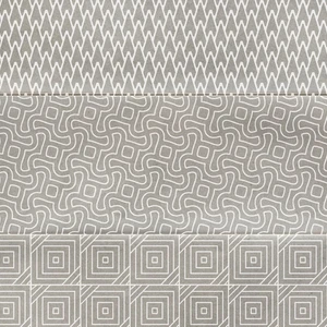  Iwood, 14" Grey Decor Floor & Wall Tile: Opal Wall Collection 