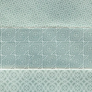  Subway Turquoise Decor Floor & Wall Tile: Opal Wall Collection 