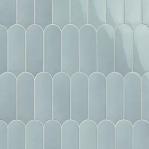  Array, 22" Acqua Mix Floor & Wall Tile: Fan Collection 