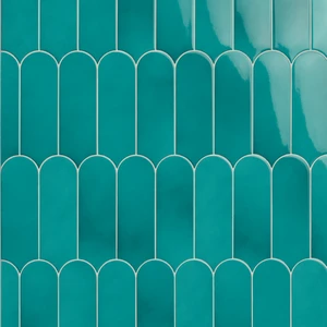  Time Marble, 29" Turchese Mix Floor & Wall Tile: Fan Collection 