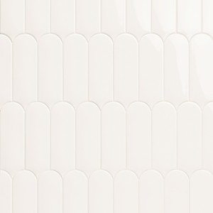 floor tiles White Glossy Floor & Wall Tile: Fan Collection | Floors & Baths Pro's
