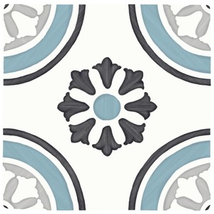 floor tiles Blue Dhalia Floor & Wall Tile: Tanger Collection | Floors & Baths Pro's
