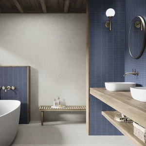 Image 3 of White Floor & Wall Tile: Pim Pam Pum Collection sold at Floors & Baths Pro's