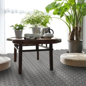 Image 3 of Ivory Floor & Wall Tile: Euro Mosaics Collection sold at Floors & Baths Pro's