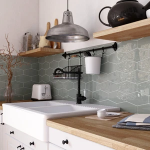 Image 3 of Creme Floor & Wall Tile: Monochrome Collection sold at Floors & Baths Pro's