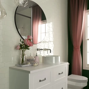 Image 4 of Creme Floor & Wall Tile: Monochrome Collection sold at Floors & Baths Pro's