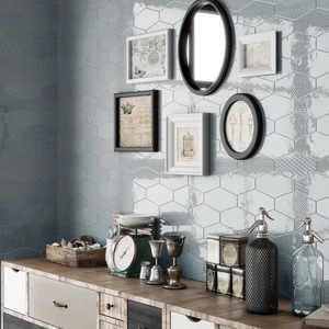 Image 3 of Gris Floor & Wall Tile: Viena Wall Collection sold at Floors & Baths Pro's