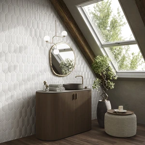 Image 3 of Victorian Blue Floor & Wall Tile: Calathea Collection sold at Floors & Baths Pro's