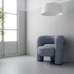 Image 3 of Bianco- Essenza Floor & Wall Tile: Essenza Mille Collection sold at Floors & Baths Pro's