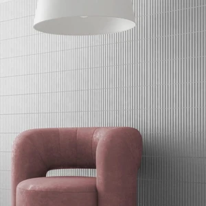 Image 5 of Bianco- Essenza Floor & Wall Tile: Essenza Mille Collection sold at Floors & Baths Pro's