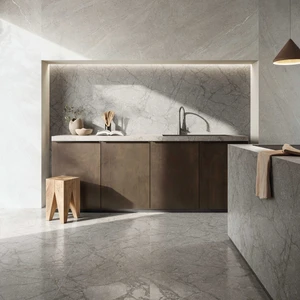Image 2 of Grey Soapstone Floor & Wall Tile: Grey Soapstone Fullbody Collection sold at Floors & Baths Pro's
