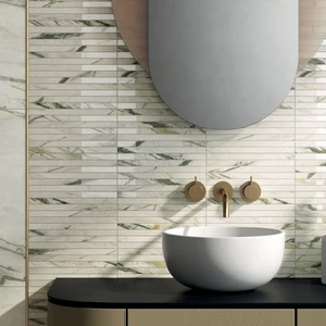 Image 3 of Slab A Floor & Wall Tile: Calacatta Emerald Collection sold at Floors & Baths Pro's