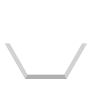 floor tiles Bianco Bevelled Floor & Wall Tile: Hexa Collection | Floors & Baths Pro's