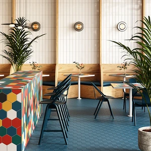 Image 2 of Bianco Floor & Wall Tile: Hexa Collection sold at Floors & Baths Pro's